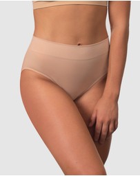 B Free Intimate Apparel - Cotton High Cut Briefs - 3 Pack