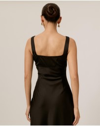 Tussah - Lulu Satin Midi Dress