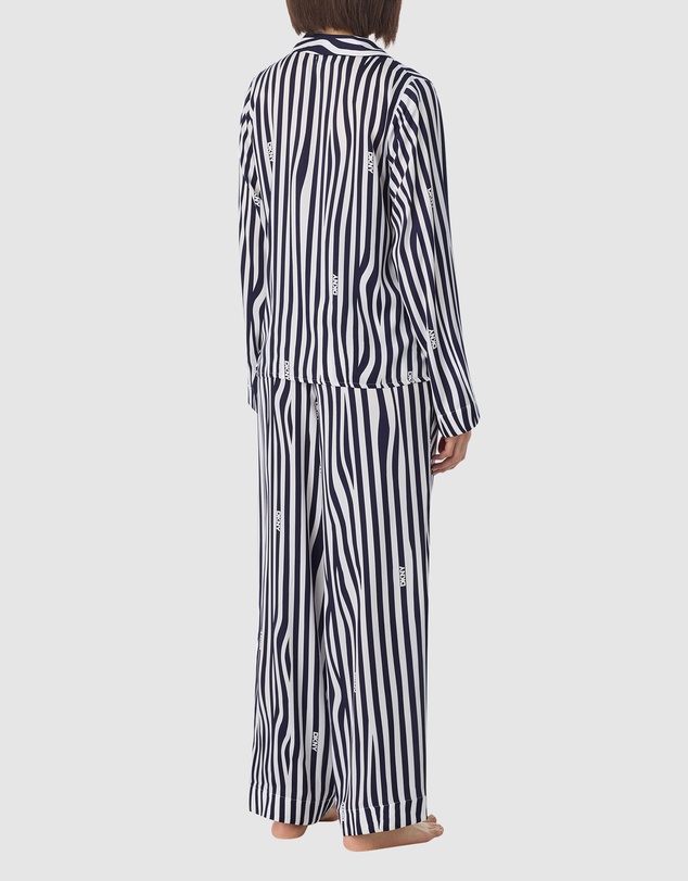DKNY - Satin Button Up Long Sleeve Long Pyjama Set