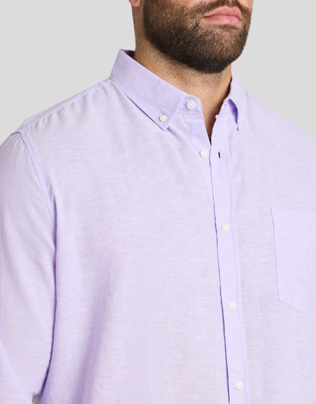 Johnny Bigg - Serge Melange Linen Shirt
