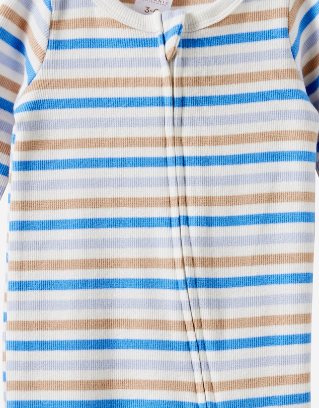 Cotton On Kids - Growie Long Sleeve Zip Romper