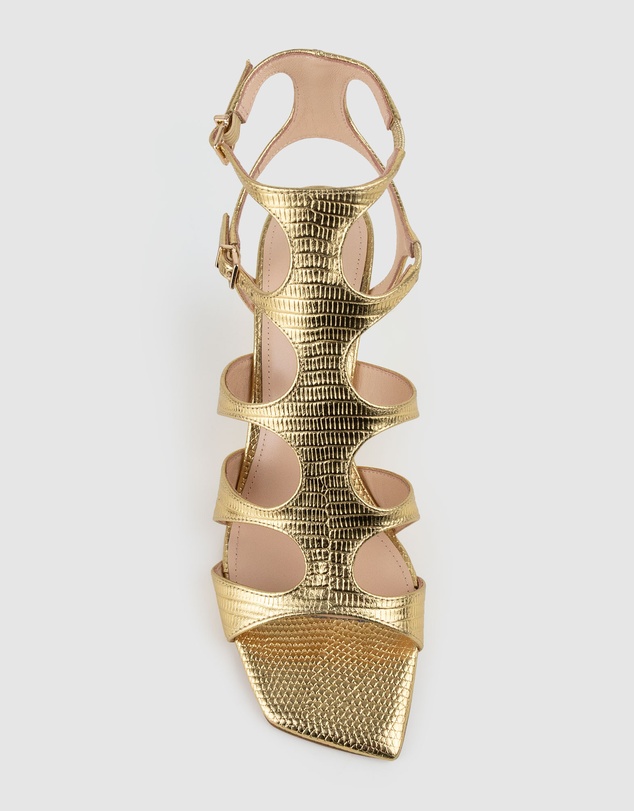 Edward Meller - SHERA90 Gladiator Sandal on Wedge