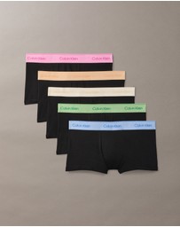 Calvin Klein - Pride Cotton 5 Pack Low Rise Trunks