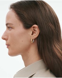 Georg Jensen - Reflect Earhoops Large