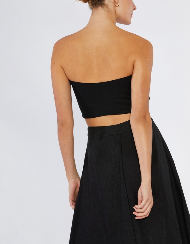 Amelius - Farah Linen Bandeau Top