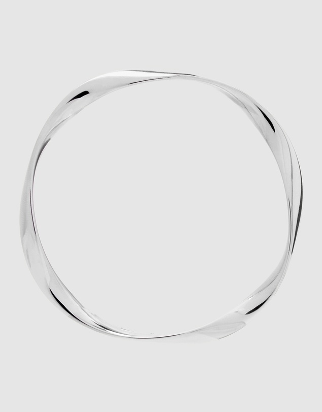 Najo - Large Garden of Eden Silver Bangle