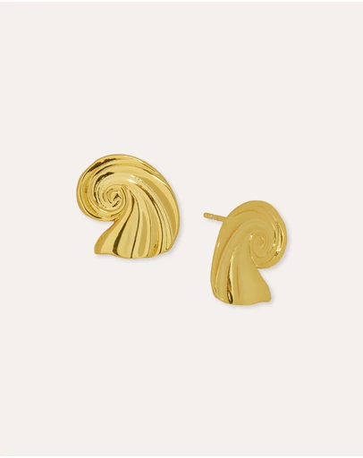 Ottoman Hands - Waterproof Wave Stud Earrings