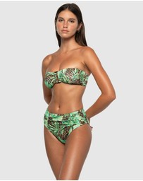 Nip Tuck Swim - Exotic Eden Greta Multifit Bandeau Clip Back Bikini Top