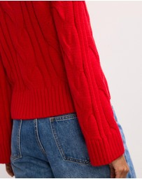 The Fated - Ezra Cable Knit Cardigan