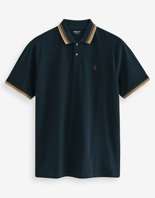 NEXT - Tipped Regular Fit Polo Shirt