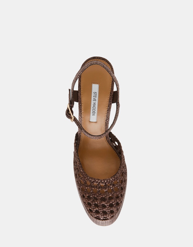 Steve Madden - Lexie-Raff Brown Heels