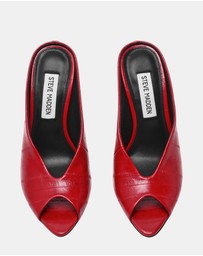 Steve Madden - Agaze Red Eel Heels