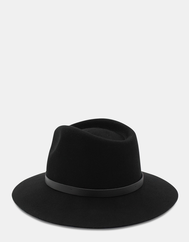 Morgan & Taylor - Holland Wool Fedora in Black