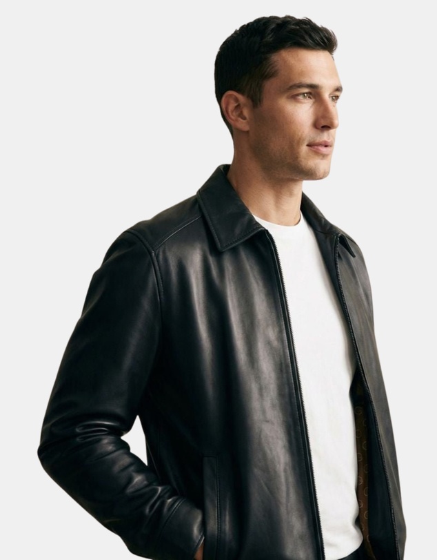 Henry Bucks - McKinnon Filippo Timi Lambskin Leather Jacket