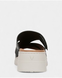 Vionic - Uptown Sunset Wedge - Black Tumbled