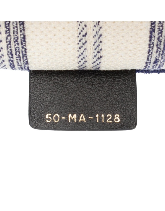 Pre-Loved by Azura Reborn - Pre-Loved Large Canvas Striped Book Tote