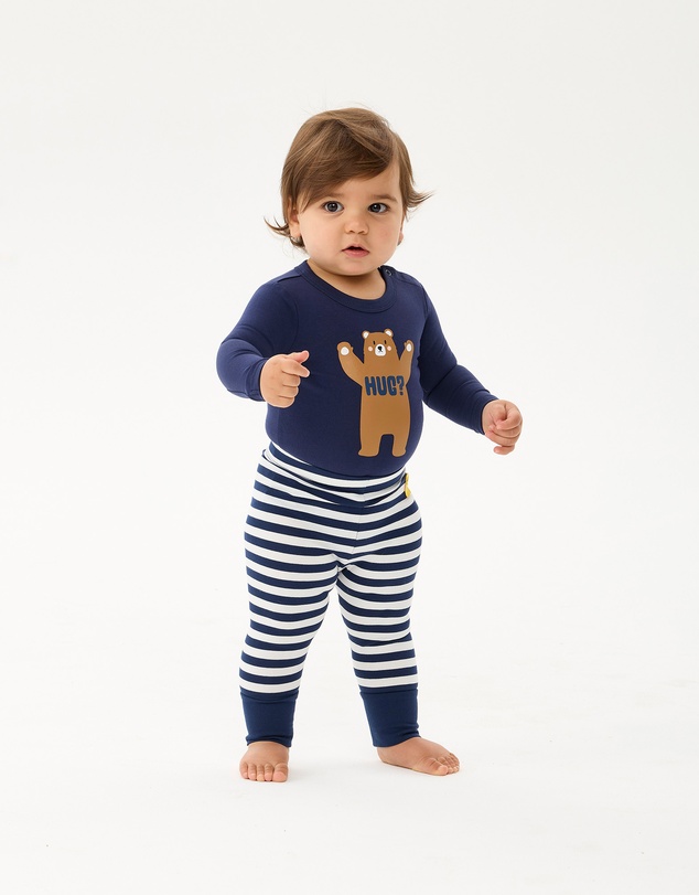 Rock Your Baby - Bear Hugs Bodysuit and Legging Set