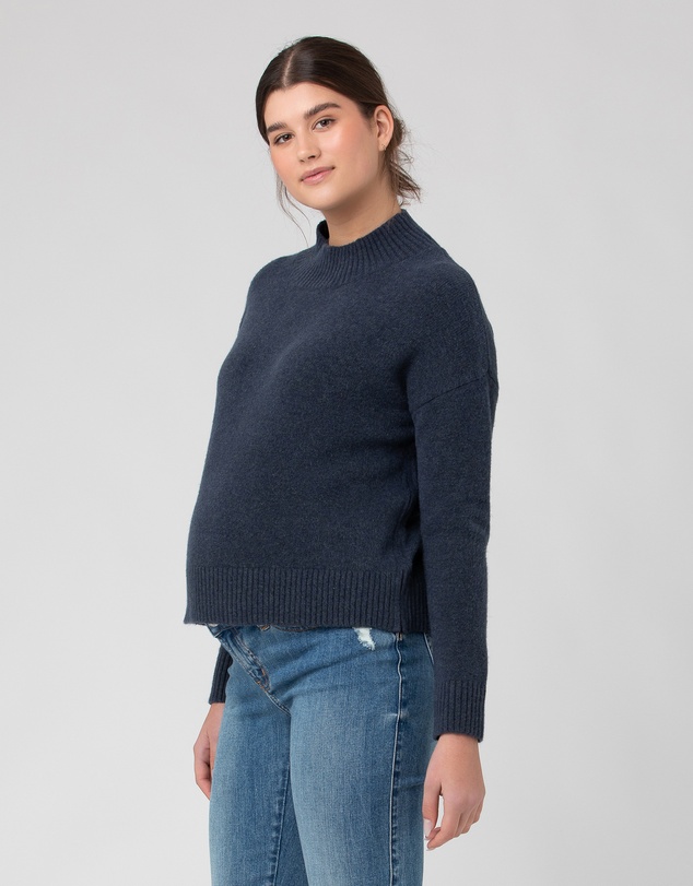 Ripe Maternity - Jade Crop Nursing Knit