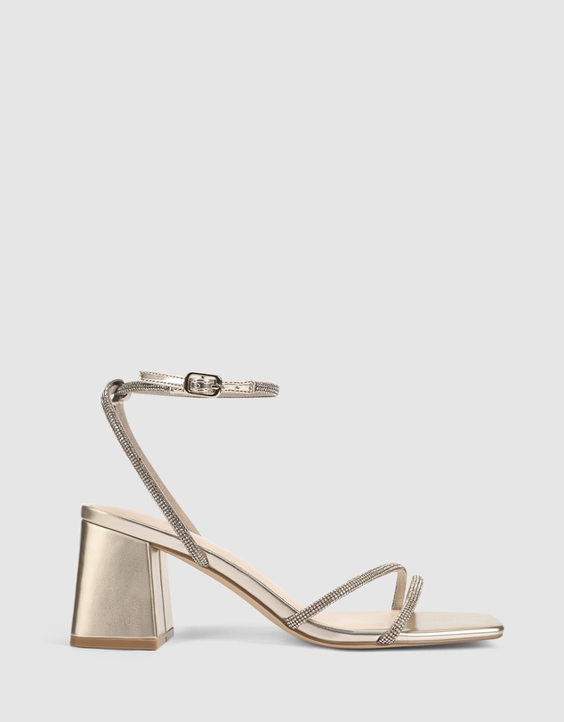 Verali - Strawberry Block Heel Sandals