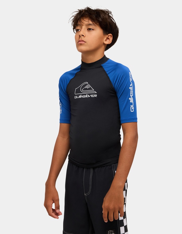 Quiksilver - Boys 8 to 16 On Tour Short Sleeve Rash Vest