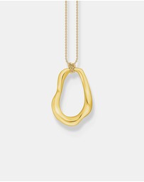 THOMAS SABO - THOMAS SABO Necklace with Wavy Pendant in Gold