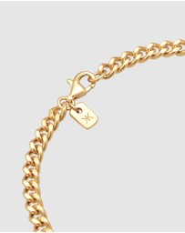 Kuzzoi - ICONIC EXCLUSIVE - Bracelet Smiling Face Basic in 925 Sterling Silver Gold Plated