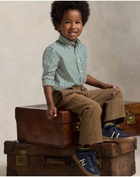 Polo Ralph Lauren - Striped Cotton Poplin Shirt - ICONIC EXCLUSIVE - Kids