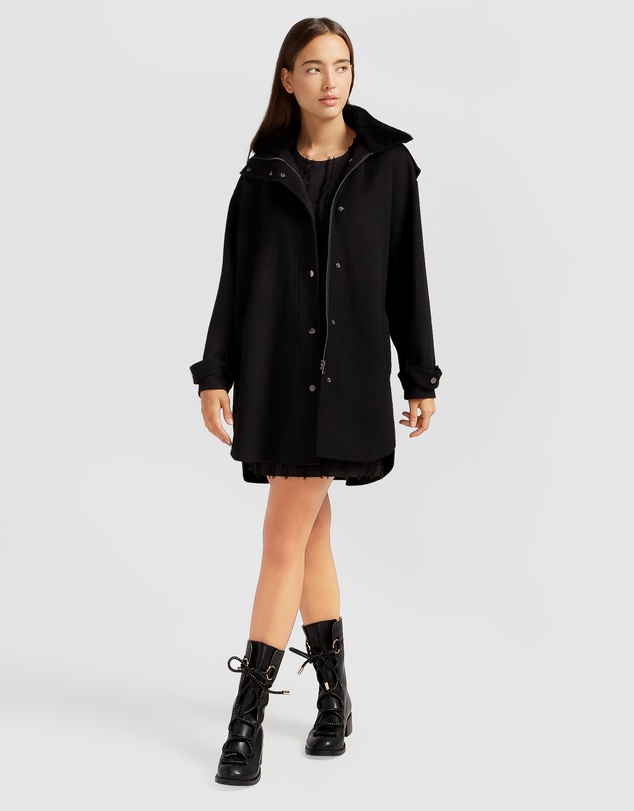 Belle & Bloom - Heavy Hearted Detachable Hooded Coat