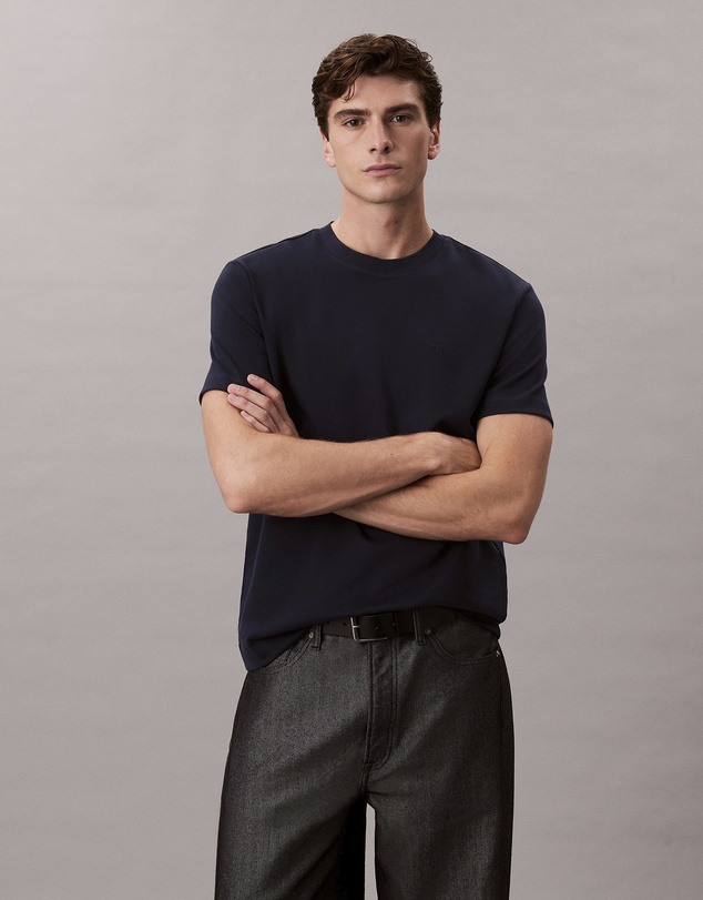 Calvin Klein - Embroidered Monogram Logo T-Shirt