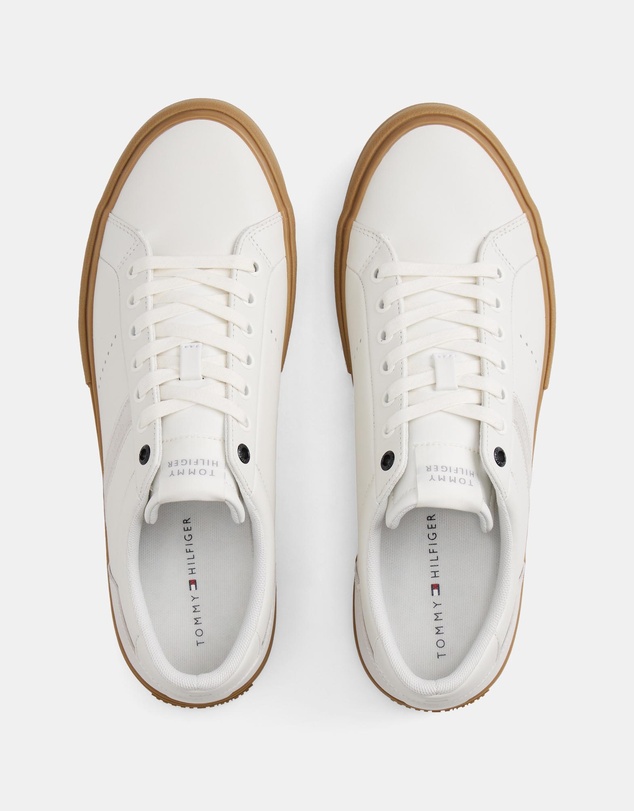 Tommy Hilfiger - Harlem Leather Low-Top Sneakers - Men's
