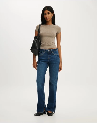 Cotton On - Stretch Slim Straight Jeans