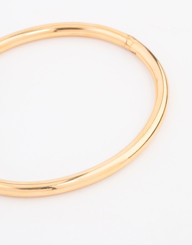 Lovisa - Waterproof Gold Plated Stainless Steel Simple Hinge Bracelet