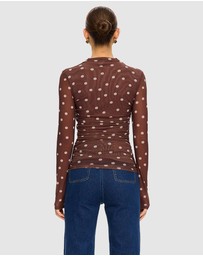 KIVARI - Edie Mesh Top