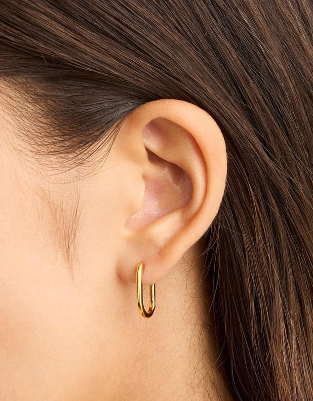 By Charlotte - Gold Journey Hoops