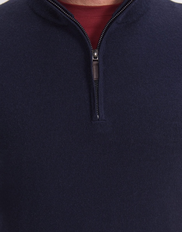 Sportscraft - Merino Quarter Zip Knit