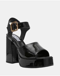 Steve Madden - Soho Black Patent Heels