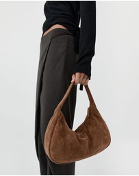 St. Agni - Suede Large Bon Bon Bag