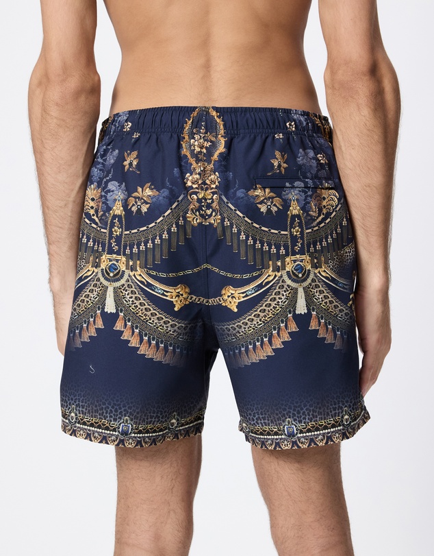 Camilla - Mid Length Boardshorts With Elastic Waist