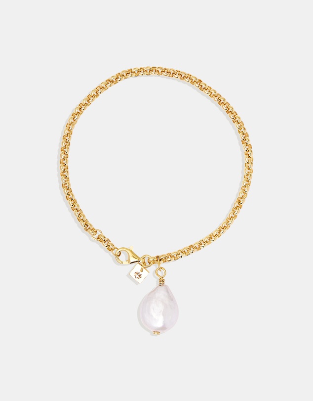 By Charlotte - Gold Embrace Stillness Pearl Bracelet