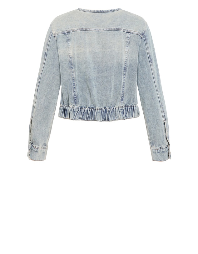 City Chic - Plus sizeTalia Denim Jacket - mid wash