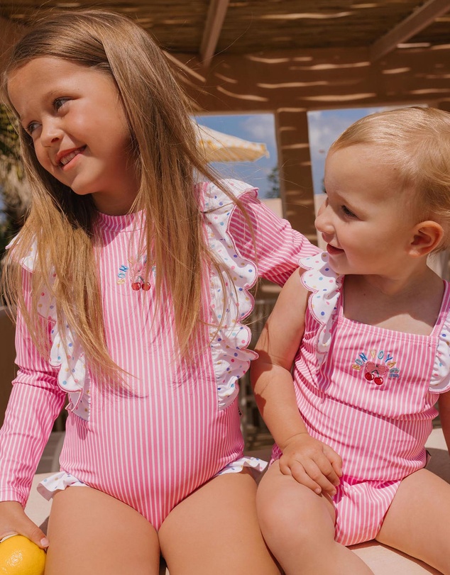 Huxbaby - Bon Voyage Long Sleeve Swimsuit - ICONIC EXCLUSIVE - Babies-Teens