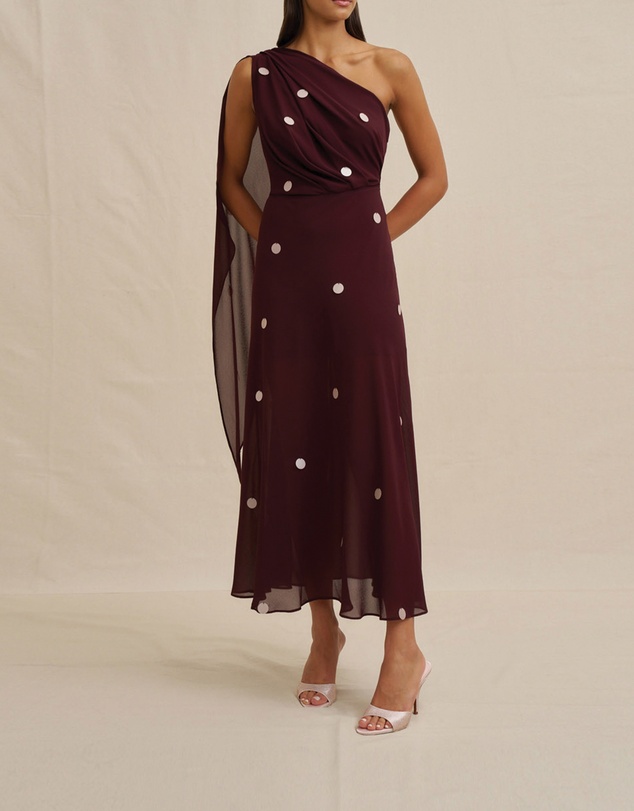 BY JOHNNY. - Delia Drape Midi Dress