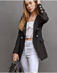 Belle & Bloom - Princess Polina Textured Weave Blazer