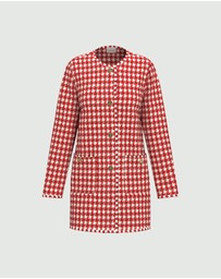 Emme - Red Checkered Jacket