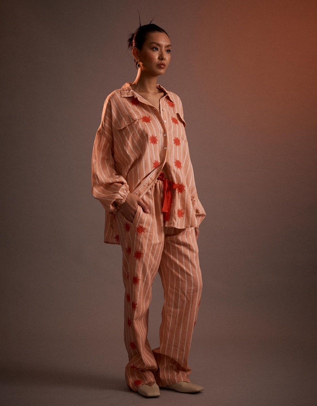 KINGA CSILLA - Dallas Sun Straight Pants