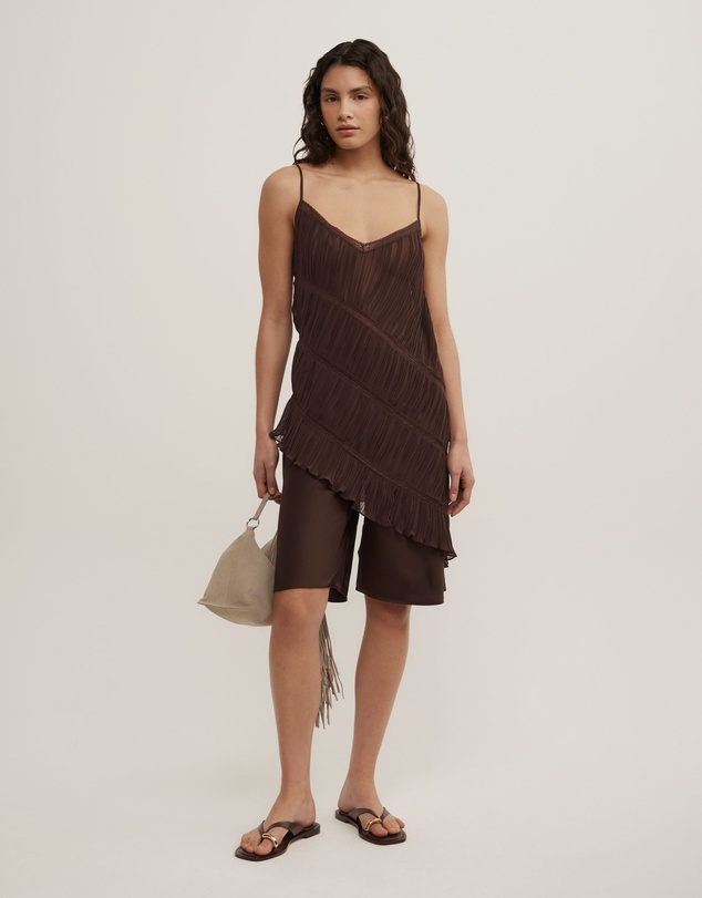Witchery - Gather Lace Trim Top
