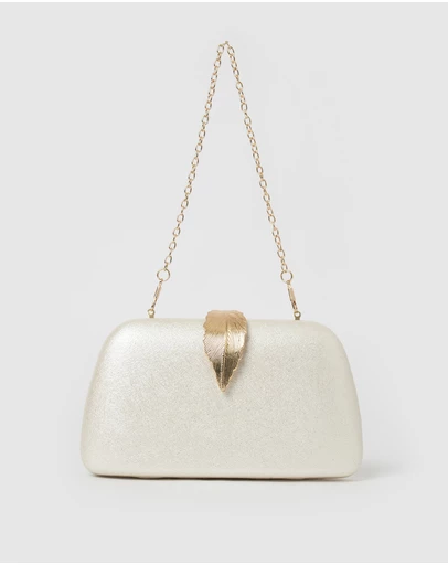 Izoa - Rebecca Clutch Ivory