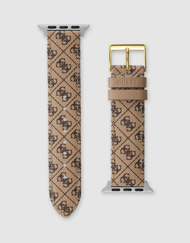 GUESS - Guess Apple Band Quattro G Brown Leather 38/40/41mm