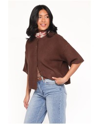 Petal & Pup - Lilith Knit Top - Chocolate Brown