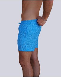 Gali Swimwear - Para-Kiira Baaka Cyan Swim Short